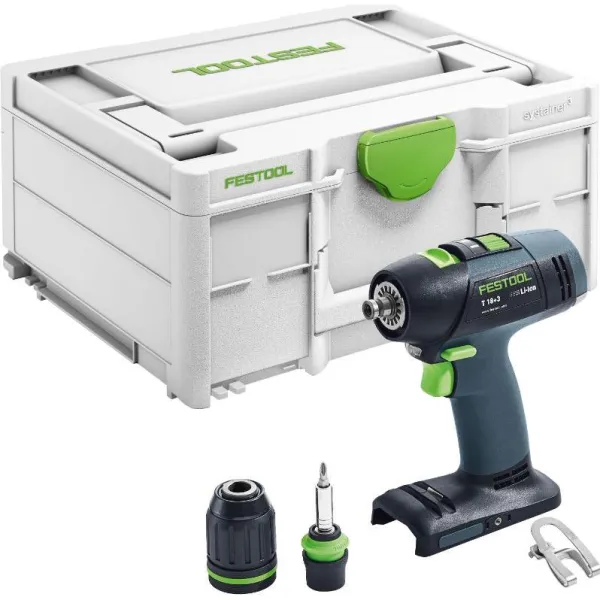 Festool Akku-Bohr-/Schrauber T 18+3-Basic im Systainer3