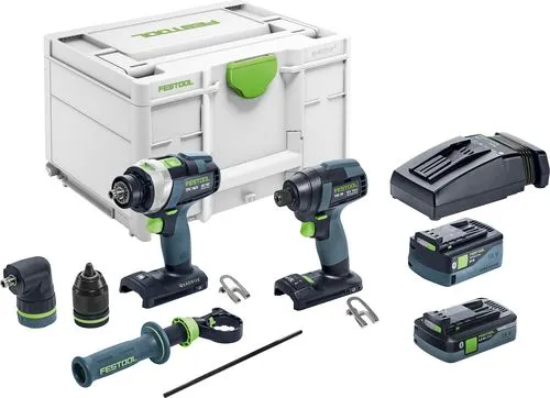 Festool Schraub- und Bohrerset TID 18 5.0/4.0-Set TPC 18/4